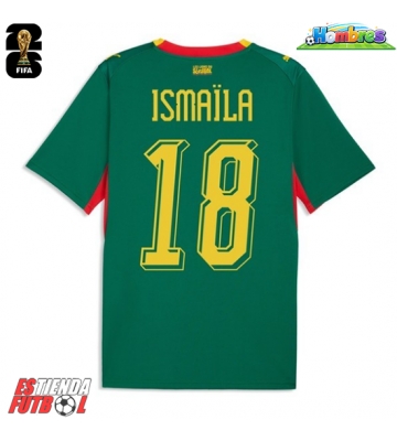 Senegal Ismaila Sarr #18 Segunda Equipación Mundial 2026 Manga Corta